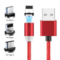 3in1 2in1 magnetic magnet charging usb data cable charger for iphone magnet micro type c magnetic cable